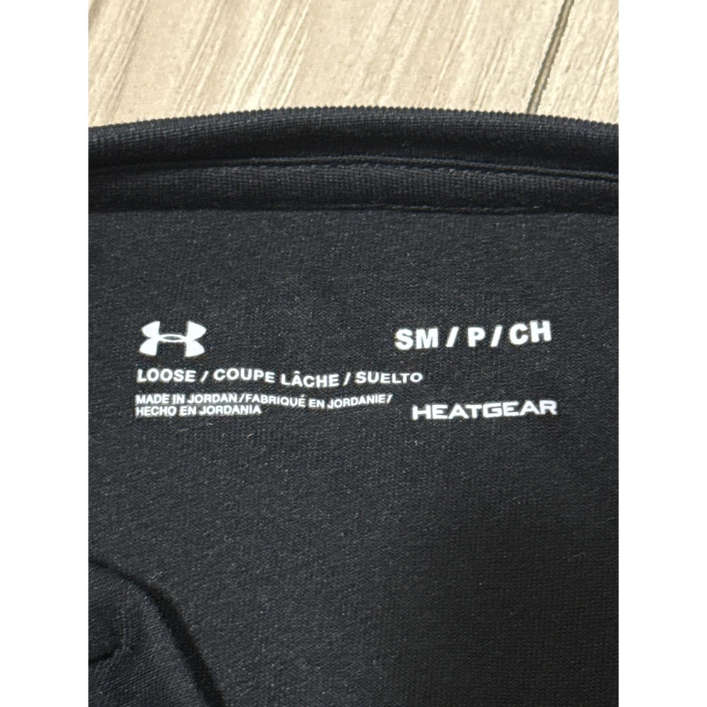 Under Armour HeatGear Womens Loose Fit Short Sleeve Athletic T-Shirt Black SM - Picture 3 of 6